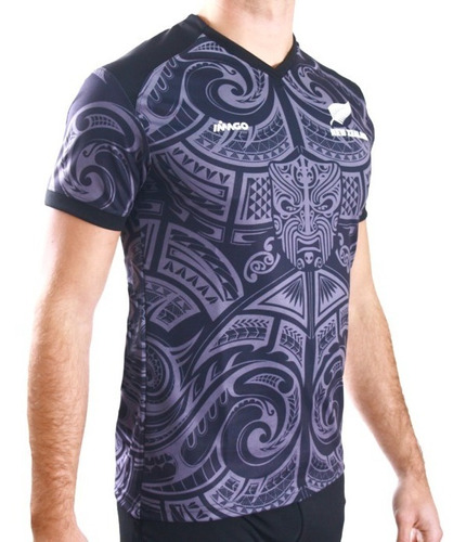 Camiseta Rugby All Blacks Maori Imago  2xl 