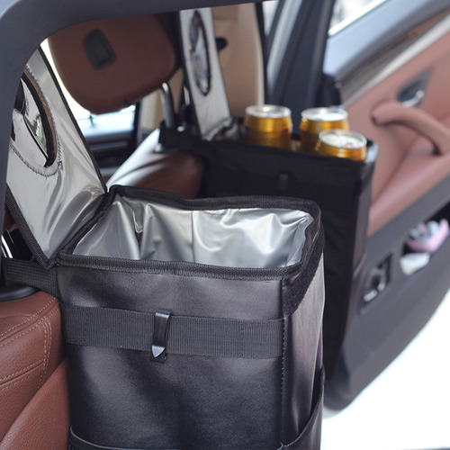 Bolsa De Basura Para Coche, Tapa De Basurero Colgante Y Bols