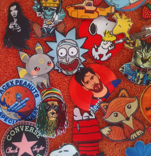 Morty Pokemón Sonic South Park Scoob 30 Stickers Parches #73