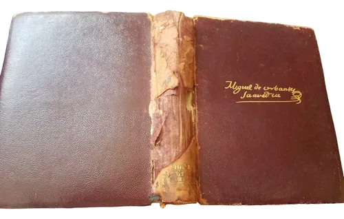 comprar Obras Completas Miguel De Cervantes Cuero Papel Biblia