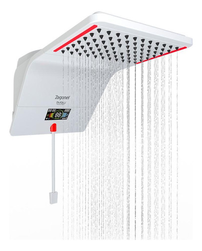 Chuveiro Eletrônico Lorenzetti Power 5500w/7500w Branco Ip24