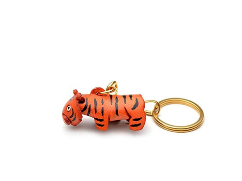 Cuero De Animales Tigre Chino Del Zodiaco 3d Llavero (l) Van