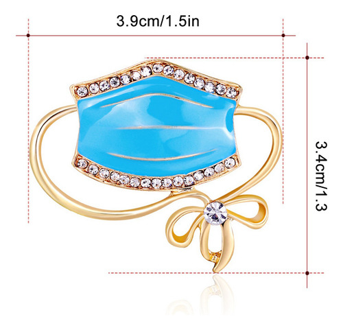 Broche Y Broche Con Forma De Ramo De Flores W Crystal Bouque