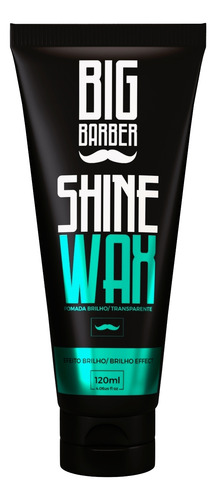Cera Modeladora Shine Wax Big Barber 120g Extra Forte 12 Und