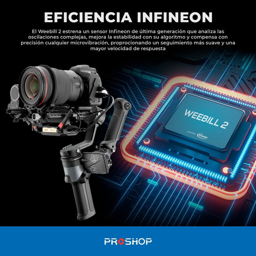 Imagen 9 de 10 de Gimbal Zhiyun Weebill 2 Pro Estabilizador Cámara 3 Axis !!