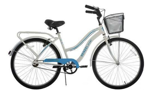 Bicicleta playera femenina Hendel Lady Full R26 freno v-brakes color blanco  