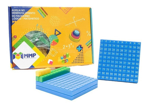 Imagem 3 de 3 de Material Dourado Plástico Encaixável - Base 10 - Mmp