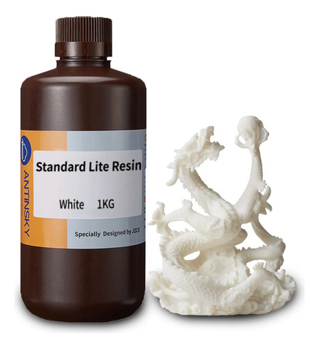 Resina Uv Para Impresora 3d Atinsky 1000g 405nm Blanco
