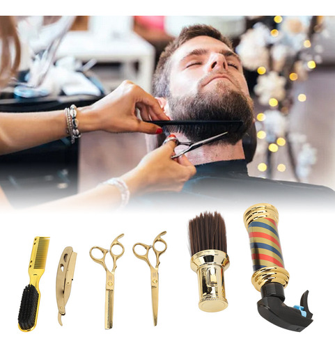 Kit De Tijeras Para Cortar El Pelo, Juego De 6 Piezas Para