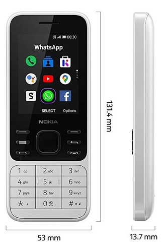 Teléfono Móvil Nokia 6300 Wifi Original, Teléfono Móvil Bara