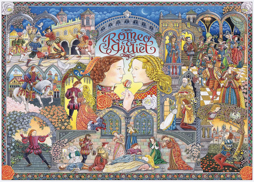 Rompecabezas De 1000 Piezas De Romeo Y Julieta De Ravensburg