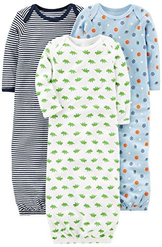 Simple Joys By Carters Boys 3pack Cotton Sleeper Gown