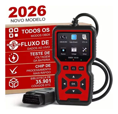 Scanner Automotivo Obd2 V519 Diagnóstico Leitor Falhas