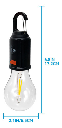 Foco Exterior Portátil Con Gancho Led Usb Recargable 6pcs