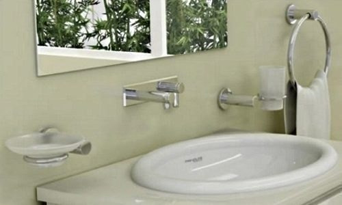 Set Accesorios Baño Monet 5 Piezas Cromadas