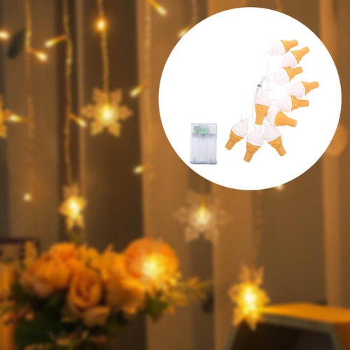 Guirnalda De Luces Led De 2 M Para Navidad, Helado