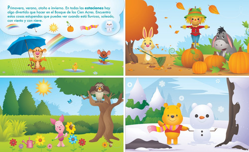 Winnie The Pooh Y Sus Amigos: Mi primer busca y encuentra, de Varios. FLF Disney Baby Winnie Pooh Refresh, vol. 1. Editorial Phoenix International Publications, tapa dura en español, 2023