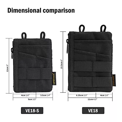 VIPERADE VE18-S Small EDC Pouch, Mini Pocket Organizer Pouch for