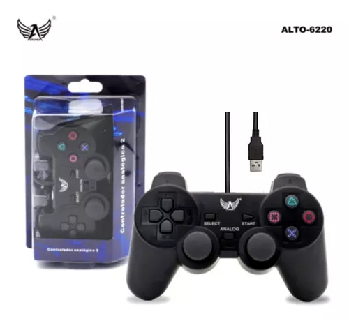 Controle USB Joystick para Computador Manete de Jogos PS3 Playstation 3 PC  Notebook Raspberry Video Game Retro Windows Android Lançamento 2023 -  Escorrega o Preço