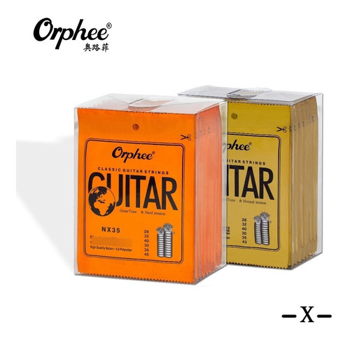 Cuerdas Orphee Guitarra Clásica Acústica Nylon Alta Tensión