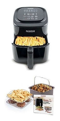 Nuwave Kit Freidora Sin Aceite Digital Air Fryer 6 Qt