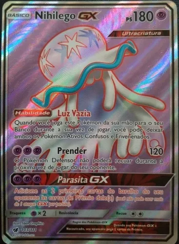 Carta Pokémon Tcg: Nihilego-gx 103/111 Sl04 Em Português