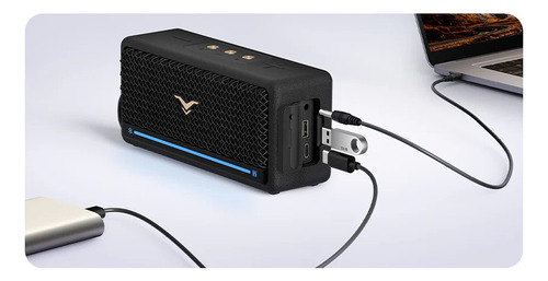 Caixa De Som Portátil Bluetooth Stage Gofree 40w Preto