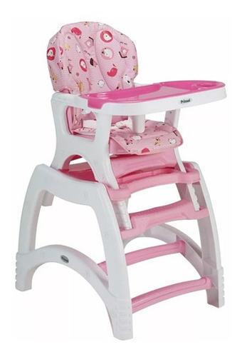 Imagen 2 de 6 de Silla De Comer Y Escritorio Bebesit Kinder Rosa
