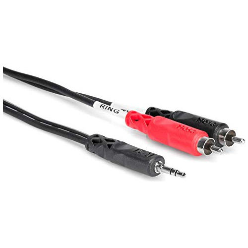 Cable Cmr203 Stereo 1 8 Dual Rca Adaptador Negro 6 Pata