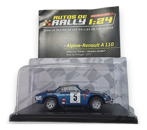 Coleccion Auto De Rally Alpine- Renault A 110 Azul Acero (Usado)