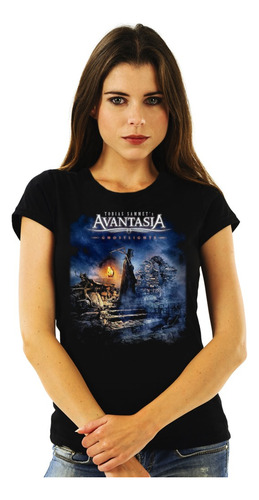 Polera Mujer Avantasia Ghostlights Metal Impresión Directa