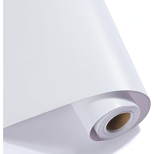 Papel Pintado Autoadhesivo Blanco Para Muebles 17.3 X335 