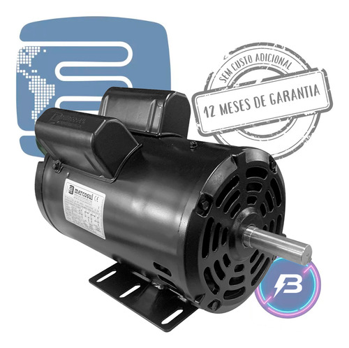 Motor Elétrico Monofásico 2cv 4polos 110/220v Betoneira