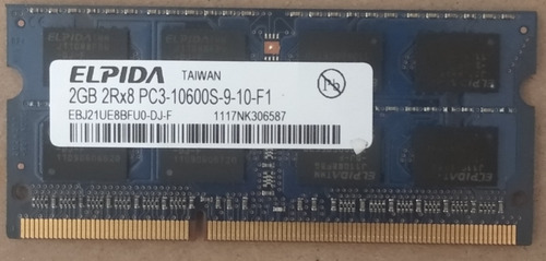 Memoria Ram 2gb Ddr3 Para Laptop