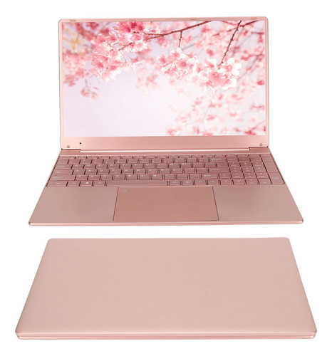 Laptop De 15.6 Pulgadas Para N5095 Cpu Pink Mini Para Window