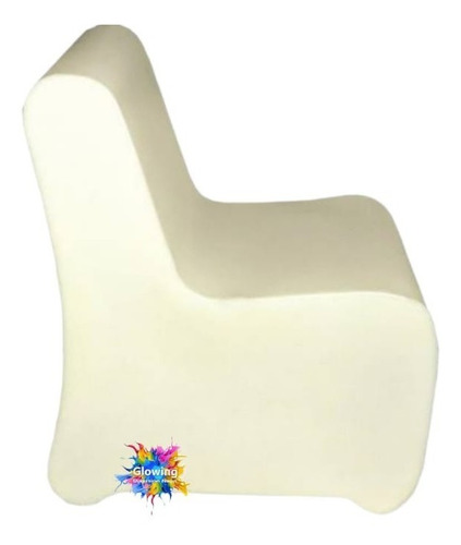 Puff Sillón Iluminado, Luz Led Blanco