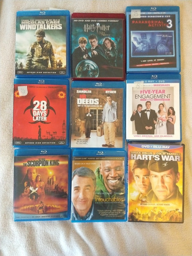 Peliculas Blu Ray Usadas Originales Colección Mejor Precio