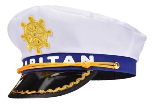 Gorro Capitán De Barco - Sombrero Cotillón 