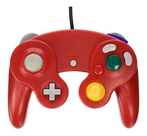 Control Para Game Cube Wii Alambrico Buena Calidad Rojo
