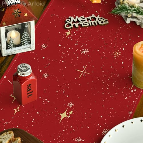 Artoid Mode Xmas Trees Merry Christmas Table Runner, Decora