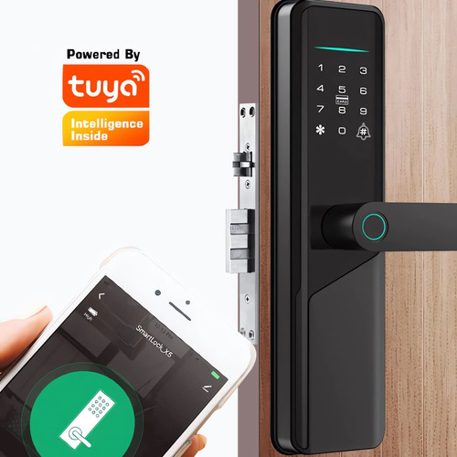 Cerradura Smart Inteligente Chapa Biometrica Digit. Wifi X12