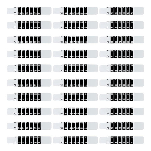 Tiras Adhesivas Para Termómetro De Frente, 90 Unidades