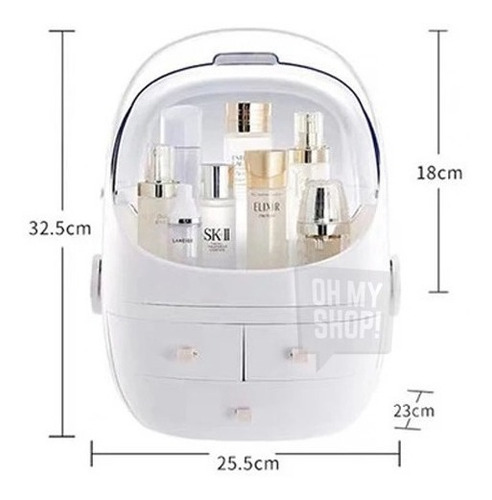 Imagen 7 de 9 de Organizador Porta Cosmeticos Maquillaje Make Up Capsula