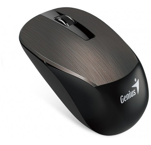 Mouse Optico Inalambrico Genius Usb, Nx-7015, Negro/chocolat