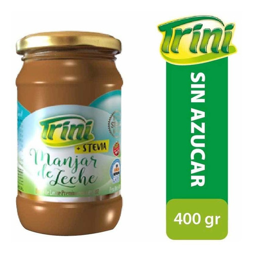 Dulce De Leche Sin Azucar Trini Con Stevia Sin Tacc X 400gr.