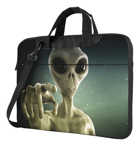 Bolsa Hombro Para Laptop Space Alien Spacecraft Ufo Portatil