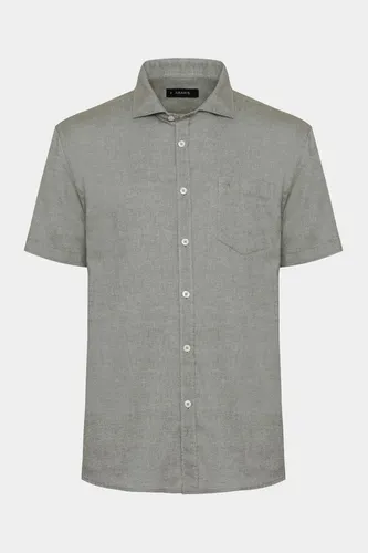 Camisa Aramis Manga Curta Algodão Verde Medio