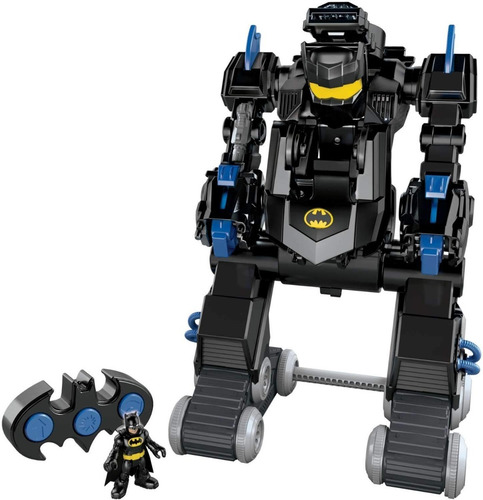 Imagen 1 de 9 de Robot Transformable Batman Imaginext Bat-bot Control Remoto