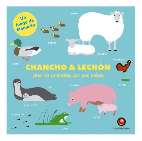 Chancho Y Lechon. Une Los Animales Con Sus Bebes