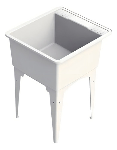 Pileta Lavadero Tarja Plastica Color Blanco Mytek 7728